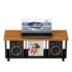 Mga's Miniverse Real Music Record Player - Giradischi Funzionante - collezionabili bambina