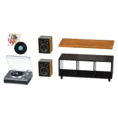 Mga's Miniverse Real Music Record Player - Giradischi Funzionante - collezionabili bambina