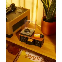 Mga's Miniverse Real Music Record Player - Giradischi Funzionante - collezionabili bambina