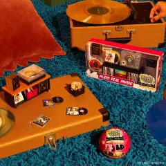Mga's Miniverse Real Music Record Player - Giradischi Funzionante - collezionabili bambina