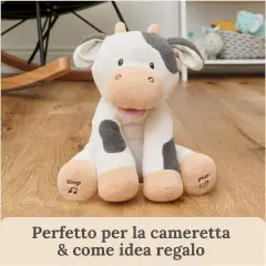 Gund Lina Mucca Interattiva Canterina | Spin Master - peluches 0/36 mesi