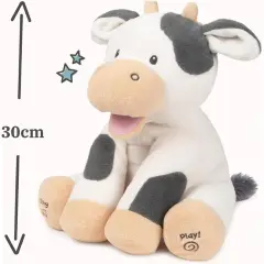 Gund Lina Mucca Interattiva Canterina | Spin Master - peluches 0/36 mesi