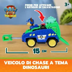 Paw Patrol Dino Movie Veicolo Chase - action figures ed accessori