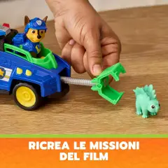 Paw Patrol Dino Movie Veicolo Chase - action figures ed accessori