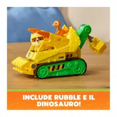 Paw Patrol Dino Movie Veicolo Rubble - action figures ed accessori