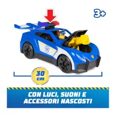 Paw Patrol Veicolo Polizia Chase Deluxe - action figures ed accessori