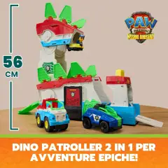 Paw Patrol Dino Movie Dino Patroller Trasformabile - action figures ed accessori