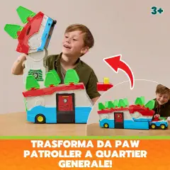 Paw Patrol Dino Movie Dino Patroller Trasformabile - action figures ed accessori