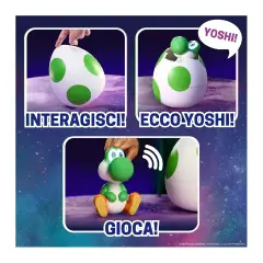 Yoshi Interattivo, Super Mario Galaxy Il Film, Uovo e Personaggio - action figures ed accessori