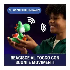Yoshi Interattivo, Super Mario Galaxy Il Film, Uovo e Personaggio - action figures ed accessori