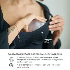 Tiralatte Elettrico Materno Indossabile Smart Wear 3 Fasi - allattamento