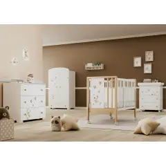 Lettino Erbesi Maxi Cucù in Faggio 70x140cm - collezioni