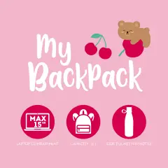 Legami - My Backpack Zaino Teddy Bear Cherry Orsetto Con Ciliegie - legami