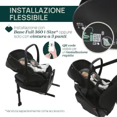 Chicco  Seggiolino Auto First Seat Recline I-size Como Lake Lake Ed. Limitata - neonati 40-87 cm (0-1 anno)