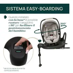 Chicco  Seggiolino Auto First Seat Recline I-size Como Lake Lake Ed. Limitata - neonati 40-87 cm (0-1 anno)