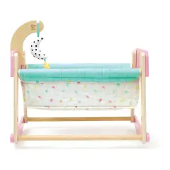 Culla A Dondolo In Legno Per Bambole Dolci Nanne Hape - Primi giochi