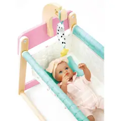 Culla A Dondolo In Legno Per Bambole Dolci Nanne Hape - Primi giochi