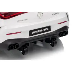 Auto Elettrica Per Bambini Mercedes Cle Benz Bianca - auto
