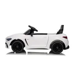 Auto Elettrica Per Bambini Mercedes Cle Benz Bianca - auto
