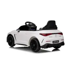 Auto Elettrica Per Bambini Mercedes Cle Benz Bianca - auto