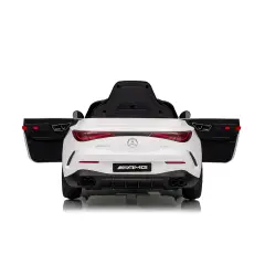 Auto Elettrica Per Bambini Mercedes Cle Benz Bianca - auto