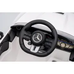 Auto Elettrica Per Bambini Mercedes Cle Benz Bianca - auto
