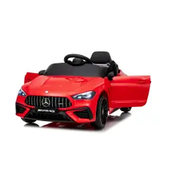 Auto Elettrica Per Bambini Mercedes Cle Benz Rossa - auto