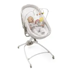 Chicco Baby Hug 4in1 Armonia Mother Pearl – Culla, Sdraietta, Seggiolone e Prima Sedia 0-36 Mesi - sdraiette