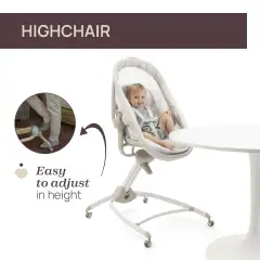 Chicco Baby Hug 4in1 Armonia Mother Pearl – Culla, Sdraietta, Seggiolone e Prima Sedia 0-36 Mesi - sdraiette