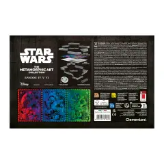 Clementoni Star Wars Metamorphic Art 520 Pezzi con Cornice e LED RGB - puzzle adulti