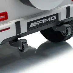 Auto Elettrica Mercedes AMG G63 per Bambini 12V, Bianca - auto