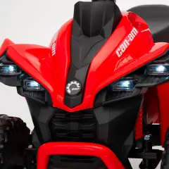 Quad Elettrico 6V per Bambini Can-Am Renegade ATV, Licenza Ufficiale, Rosso - moto
