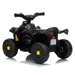 Quad Elettrico 6V per Bambini Can-Am Renegade ATV, Licenza Ufficiale, Nero - moto