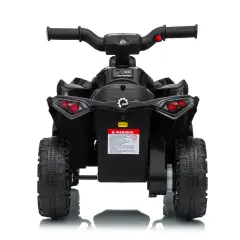 Quad Elettrico 6V per Bambini Can-Am Renegade ATV, Licenza Ufficiale, Nero - moto