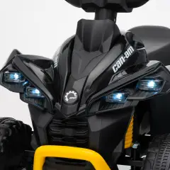 Quad Elettrico 6V per Bambini Can-Am Renegade ATV, Licenza Ufficiale, Nero - moto