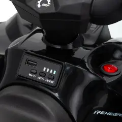 Quad Elettrico 6V per Bambini Can-Am Renegade ATV, Licenza Ufficiale, Nero - moto
