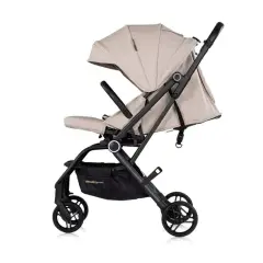 Passeggino Go Twist Latte con Seduta Girevole 360° – Reclinabile, Leggero e Compatto fino a 22 kg - passeggini compatti