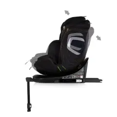 Chipolino Seggiolino Auto Clima Air Blackberry i-Size 360 ISOFIX – 40-150 cm con Termocomfort - bambini 40-150 cm (0-12 anni)