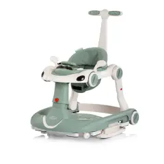 Girello Happy Walker 5 in 1 Basil - Multifunzione con Luci, Suoni, Dondolo e Modalità Salto. - girelli