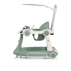 Girello Happy Walker 5 in 1 Basil - Multifunzione con Luci, Suoni, Dondolo e Modalità Salto. - girelli