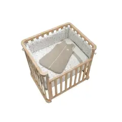 Letto Infinito Evolutivo 6in1 Naturale con Tessile Land - collezioni
