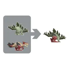 Jurassic World Mayhem Mix-Ups Stegosaurus JLF11 - action figures ed accessori
