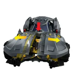 Mattel DC Batlink Batmobile Batman JMD52 - action figures ed accessori