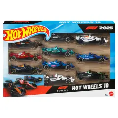 Hot Wheels Racing Formula 1 10 Pack JMM24 - modellini
