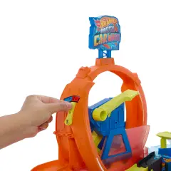 Hot Wheels City Mega Loop Car Wash JHL97 - Veicoli, garage e piste