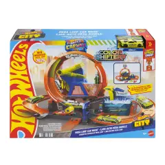 Hot Wheels City Mega Loop Car Wash JHL97 - Veicoli, garage e piste