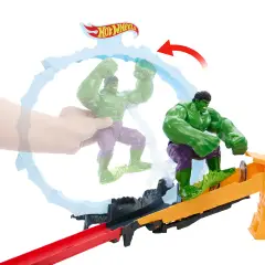 Hot Wheels Spider-Man e Hulk Spacca JMR29 - Veicoli, garage e piste