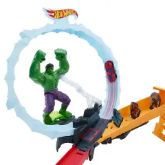 Hot Wheels Spider-Man e Hulk Spacca JMR29 - Veicoli, garage e piste