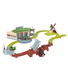 Thomas & Friends Capanno di Tidmouth JLL36 - Veicoli, garage e piste