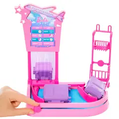 Barbie Aeroporto Ritiro Bagagli JMJ49 - collezionabili bambina